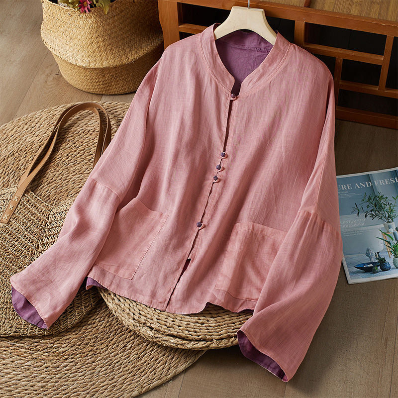 Light Plain Korean Shirt For Her