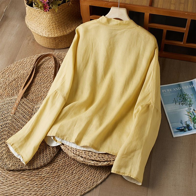 Light Plain Korean Shirt For Her